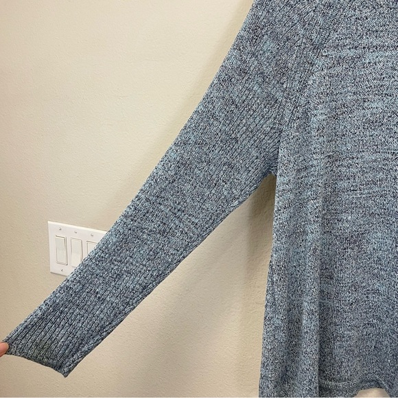 J.Jill Blue Crew Neck Linen Blend Pure Jill Pullover Sweater‎ Size LP Coastal - Picture 4 of 8